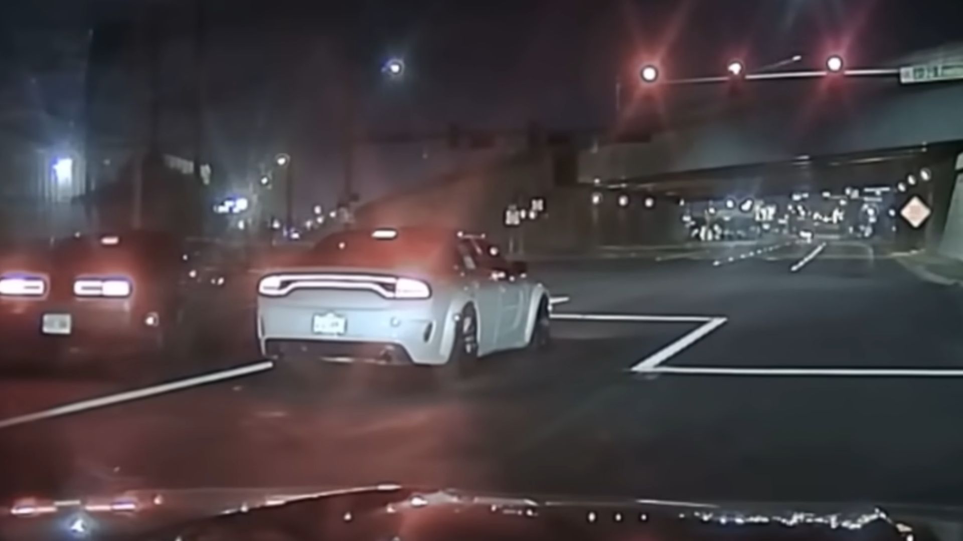 Police Car Is No Match For Dodge Hellcat - The Auto Wire