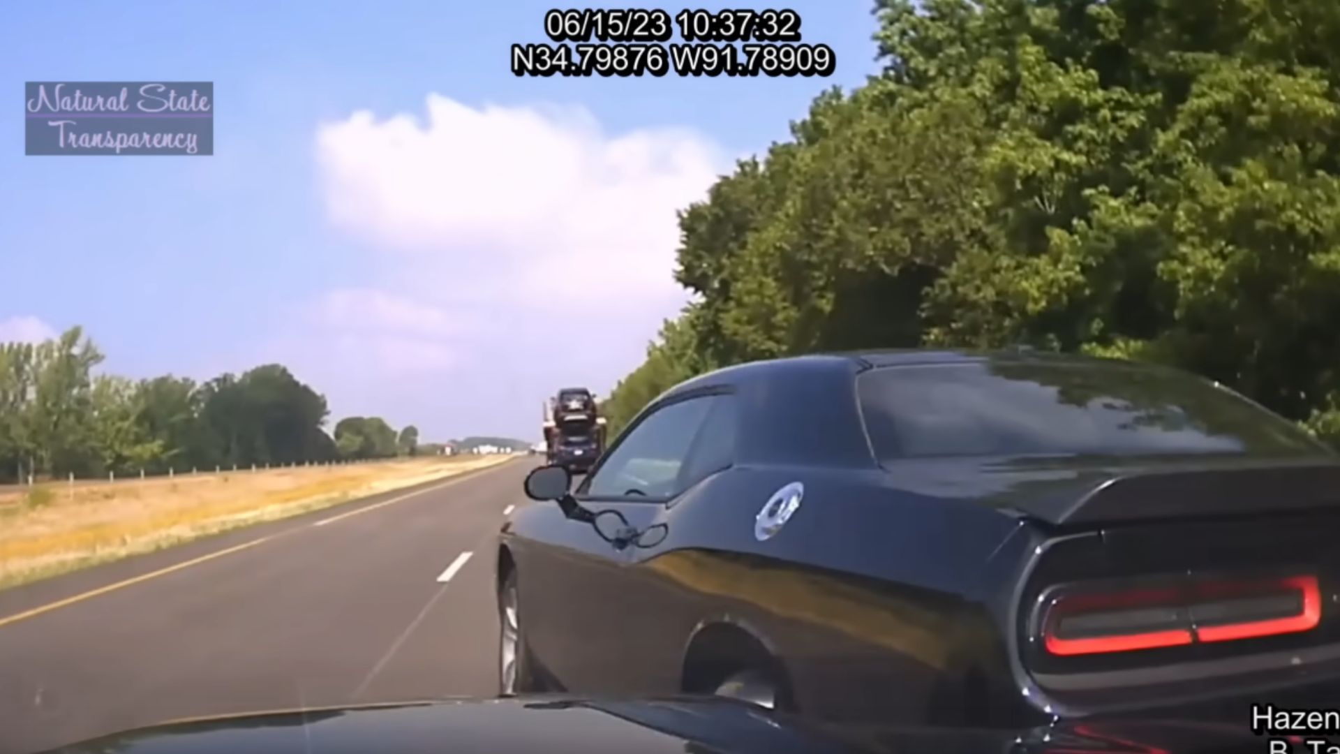 Watch A Police Chief PIT A Fleeing Dodge Challenger