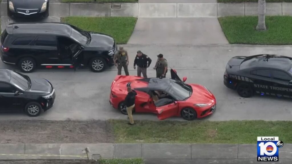 Stolen Corvette Leads A Wild South Florida Chase