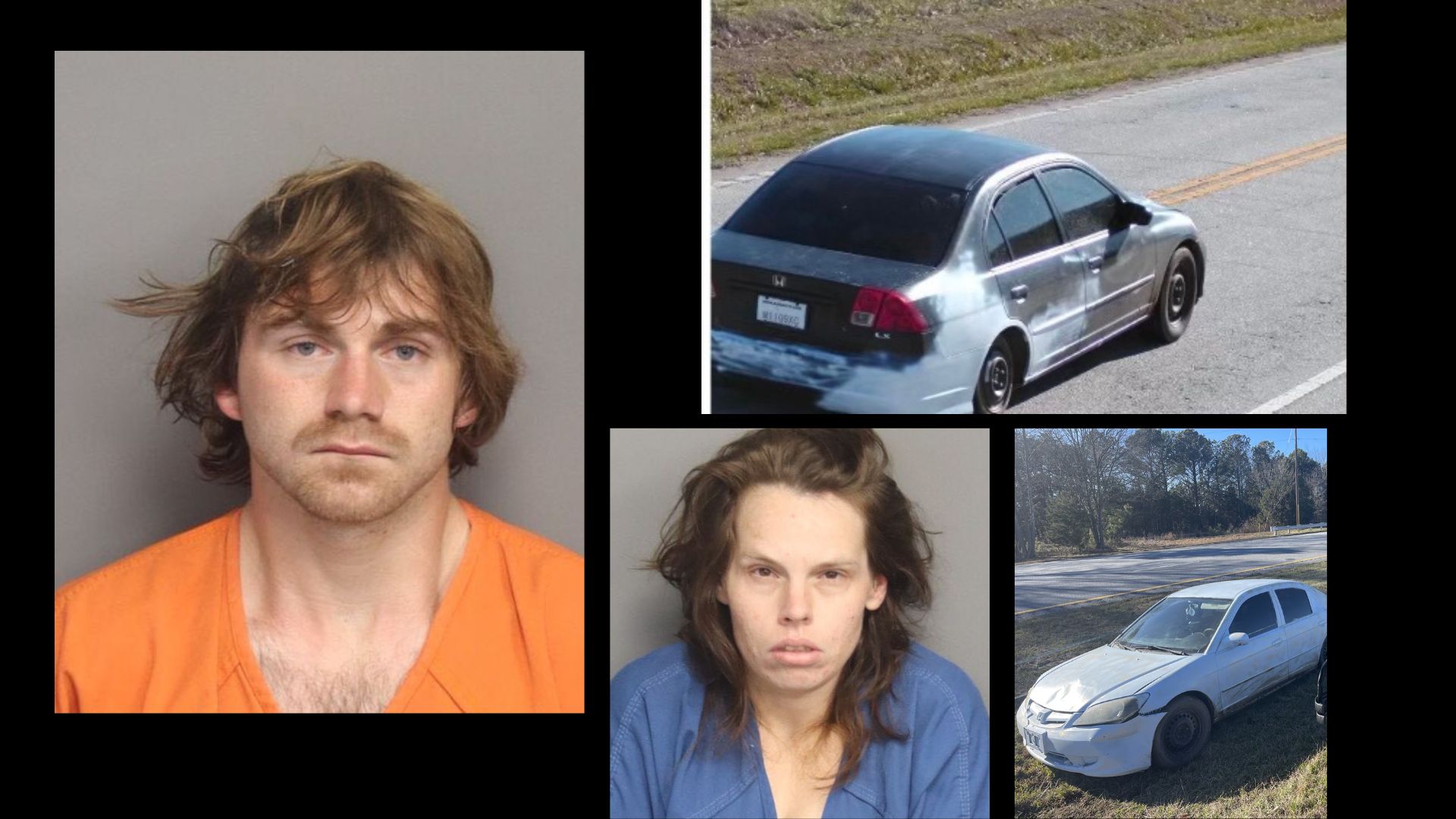 South Carolina Duo Lead Police On Stolen Car Chase With Cat, Dog, and Four Chickens Inside