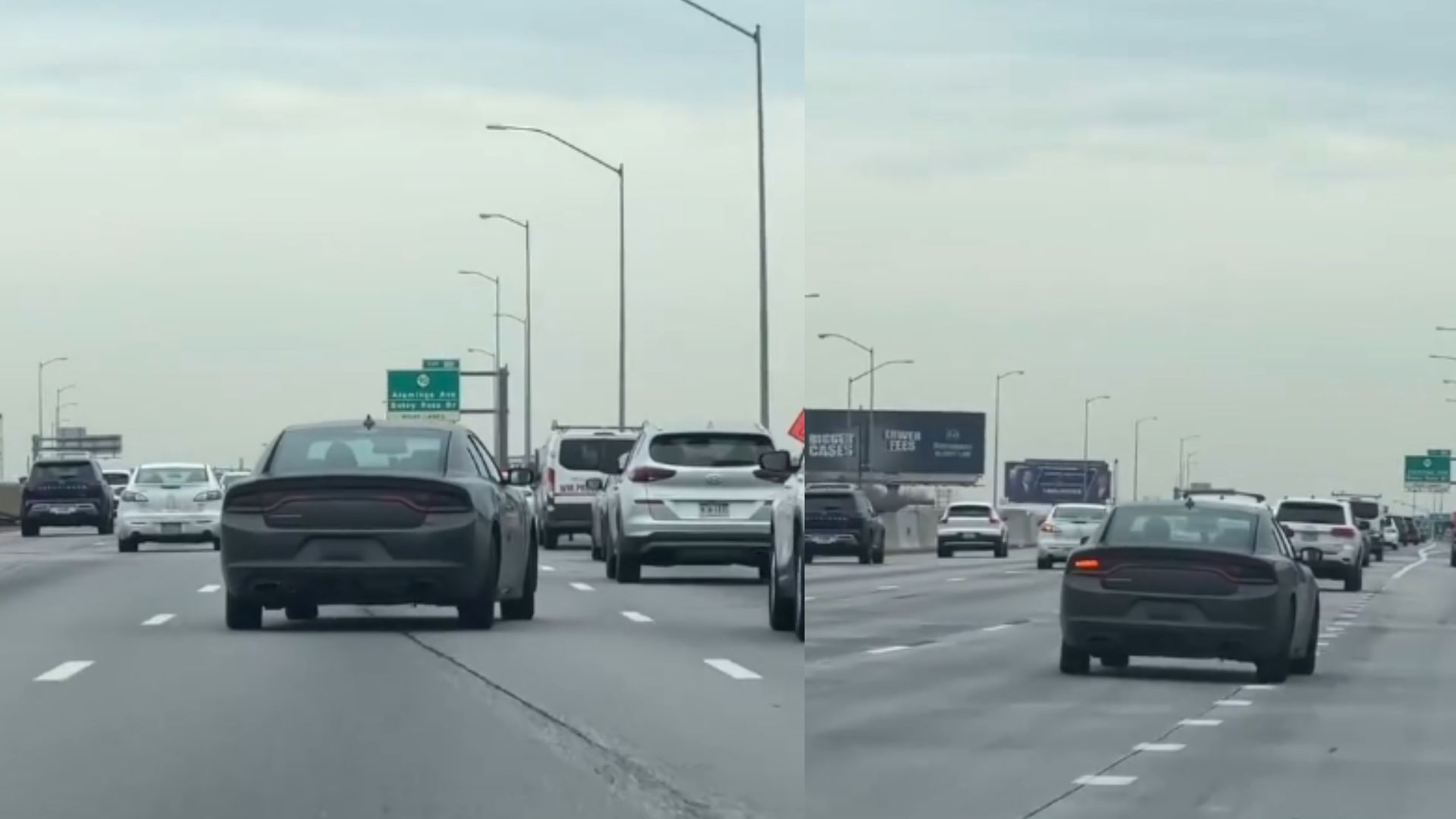 Dodge Charger Crabbing Freaks People Out