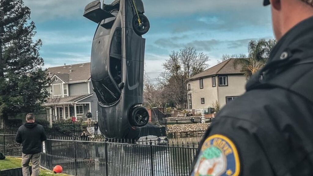 Intoxicated Driver Parks Dodge Charger In California Lake - The Auto Wire