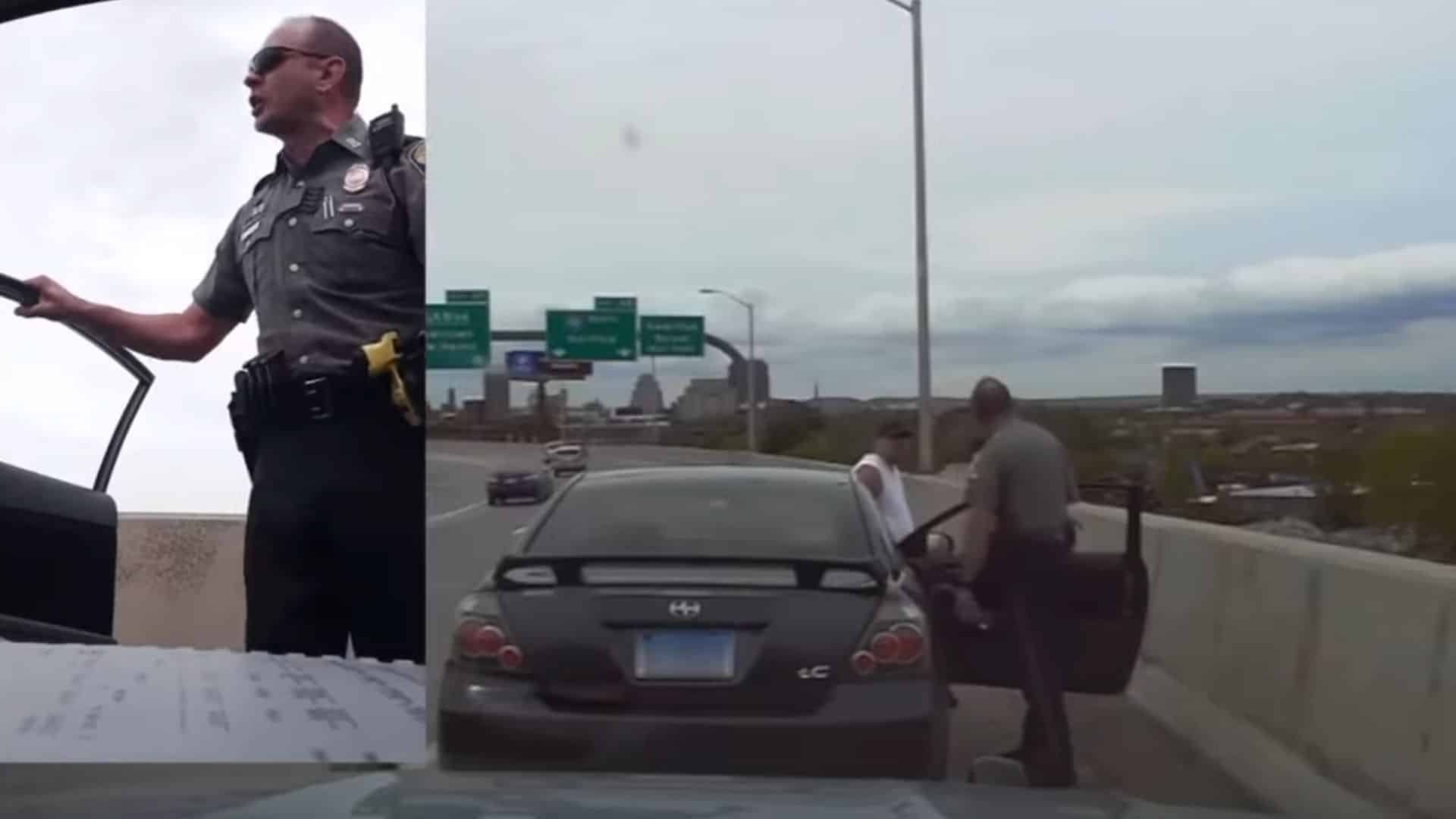 Guy Mouths Off To A Trooper Who Just Loses It