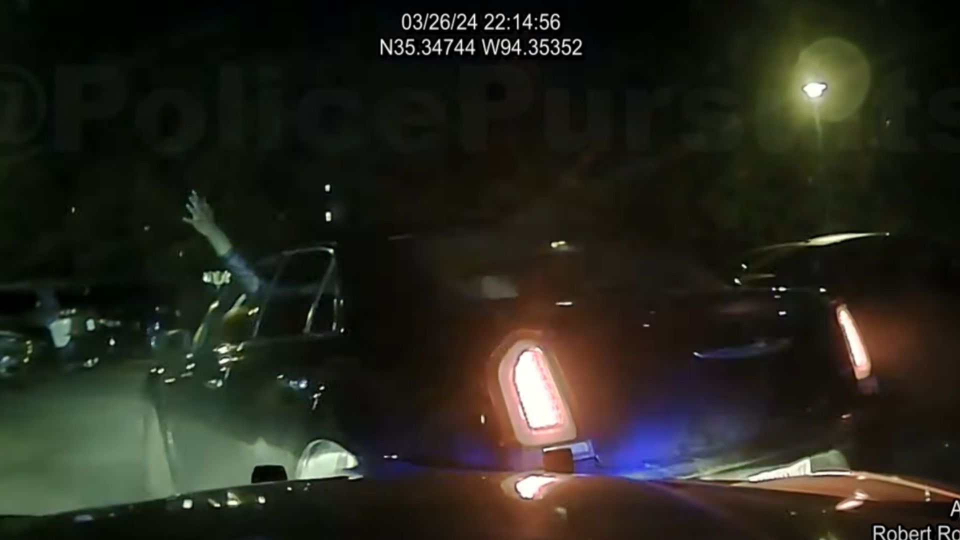 Suspect In Chrysler 300 Thinks He Can Spank An Arkansas Trooper