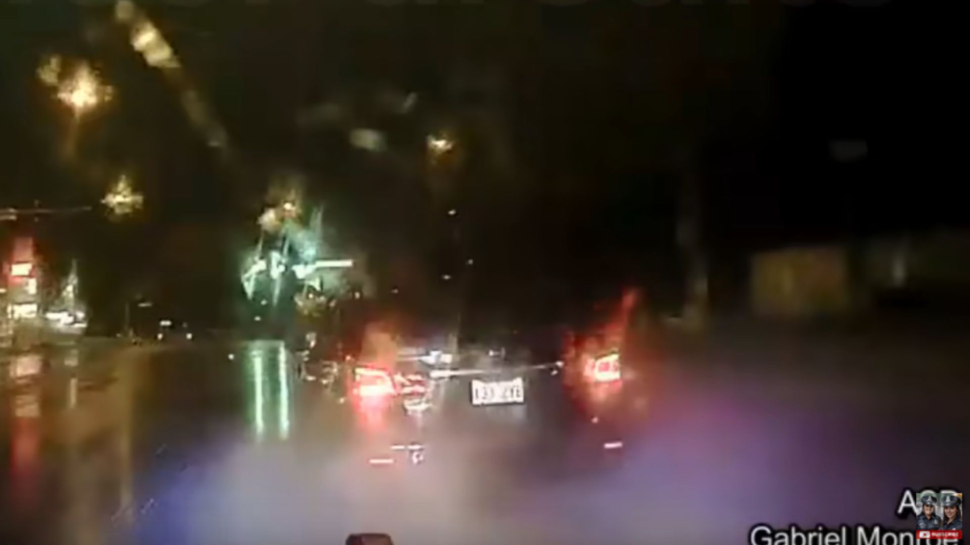 Watch Arkansas Police Chase A Stolen Car In The Pouring Rain