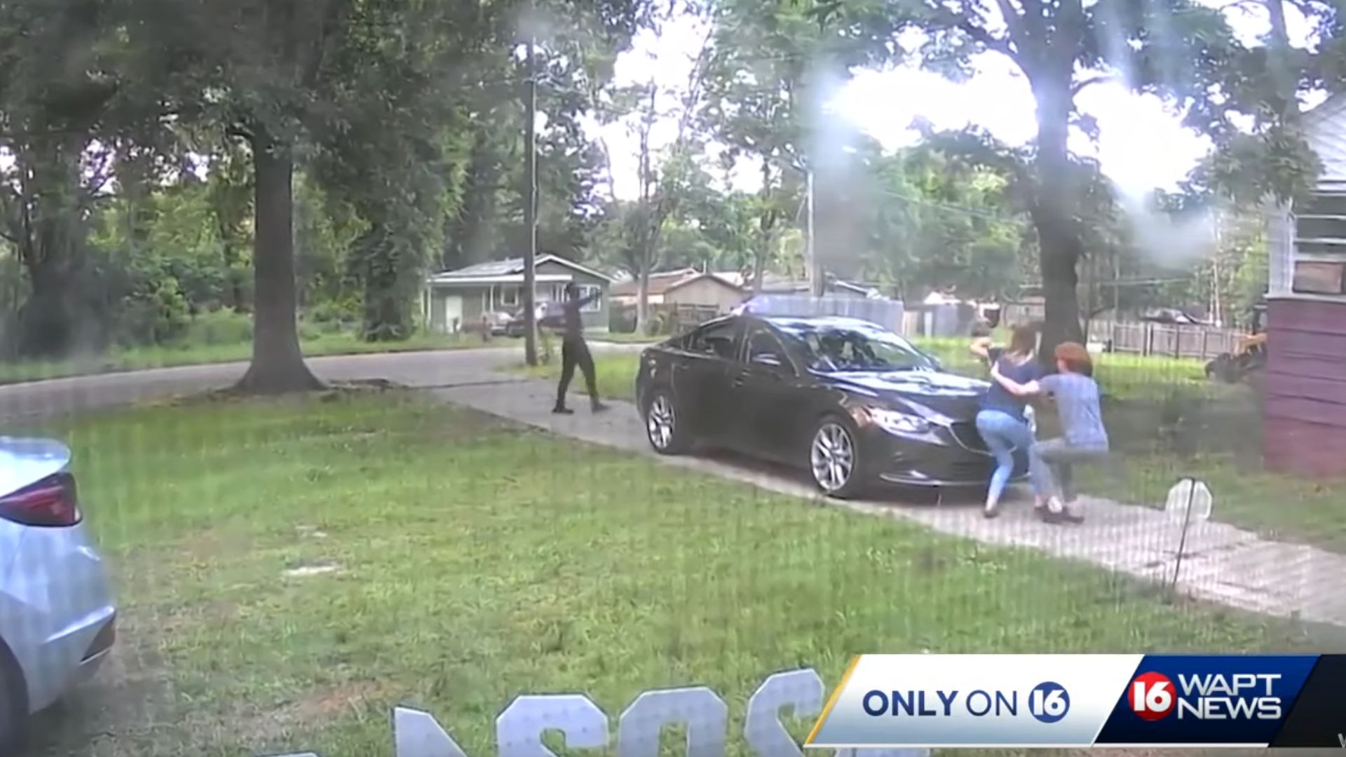 Armed Carjacking At Mississippi Home Caught On Camera