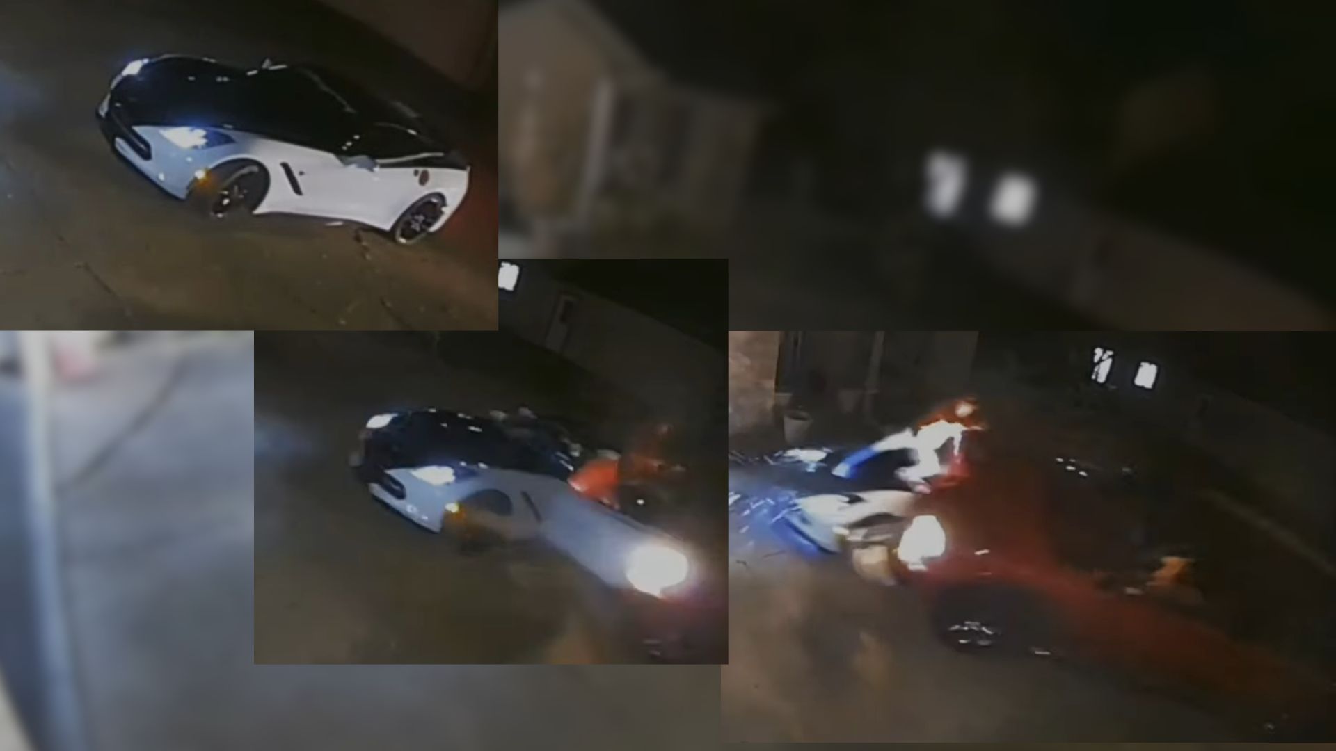 Corvette Driver Narrowly Escapes Truck Assault By Nude Man