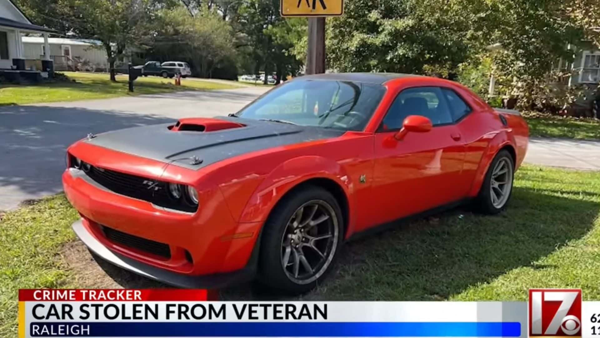 Military Veteran Has Bucket List Dodge Challenger Stolen