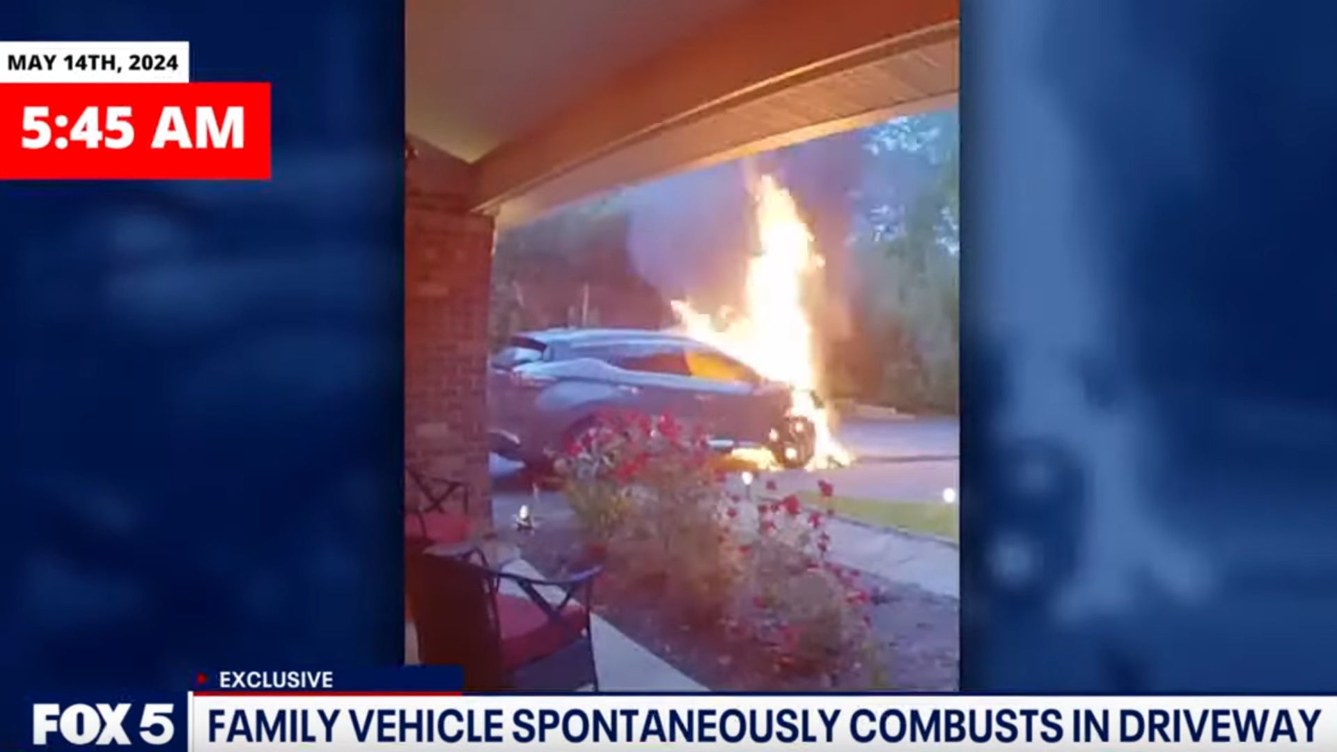Nissan Murano Spontaneously Combusts In Family’s Driveway