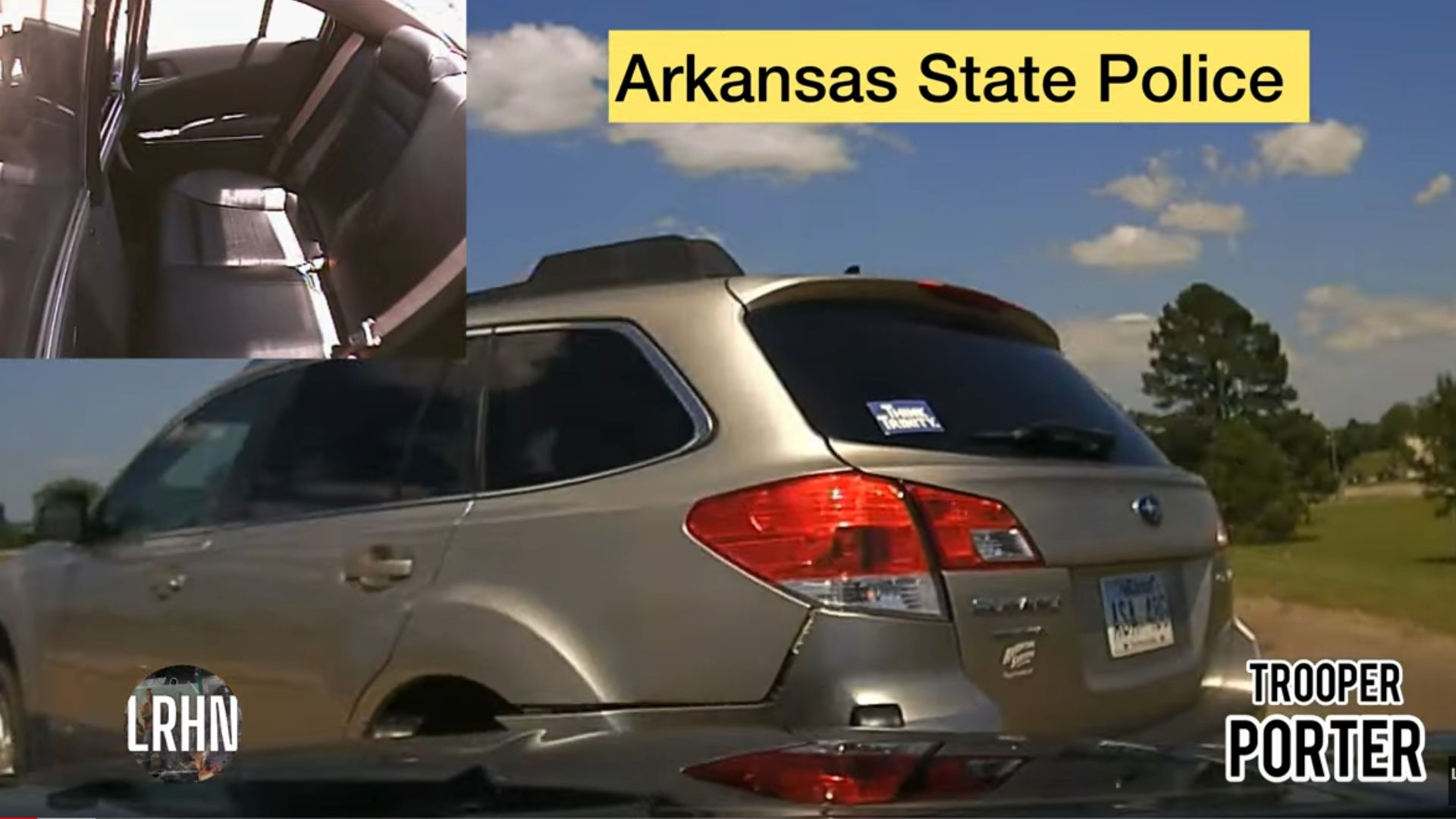 Someone In A Subaru Outback Ran From Arkansas State Police