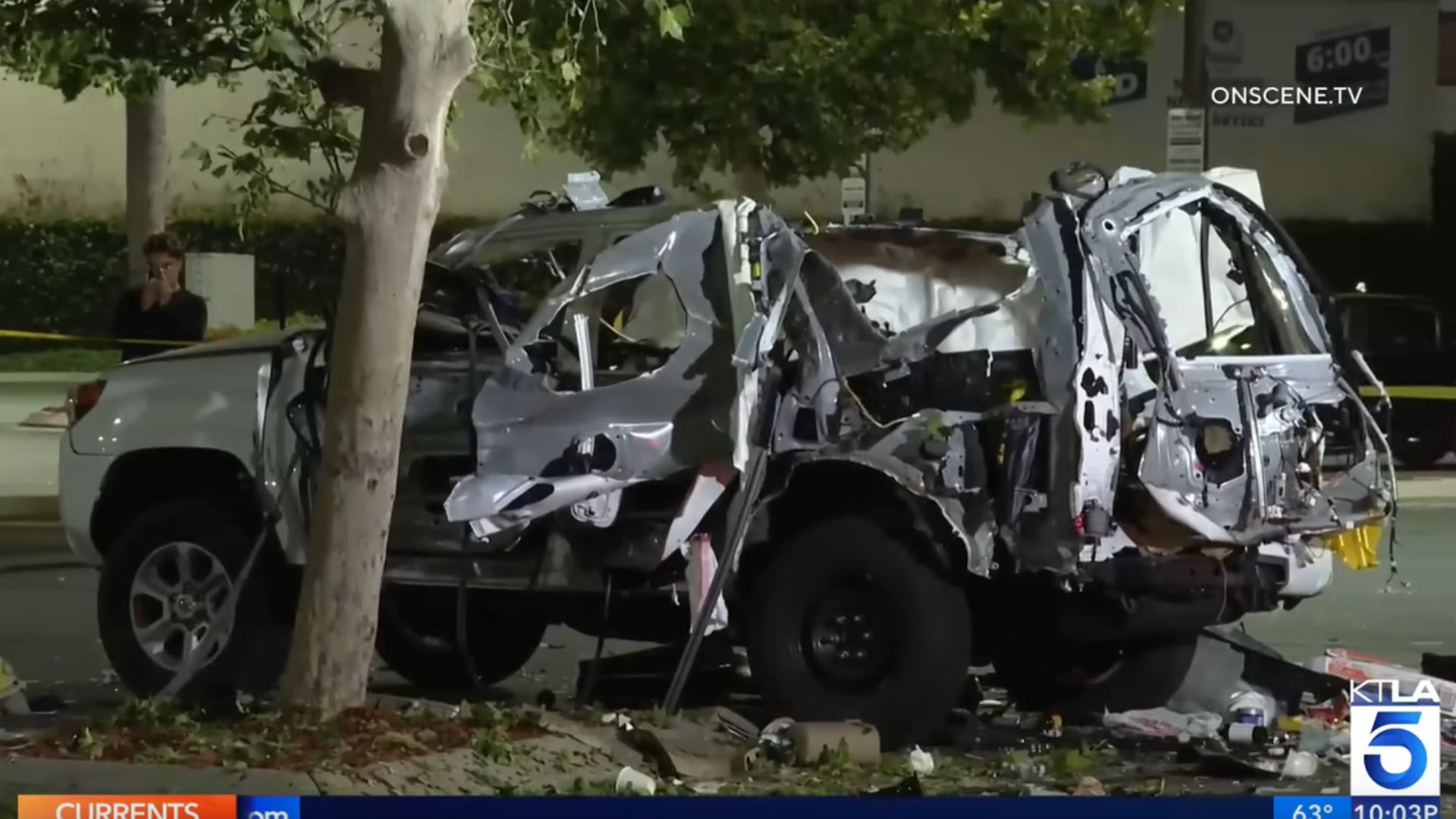 Toyota 4Runner Suddenly Blows Up In California Parking Lot