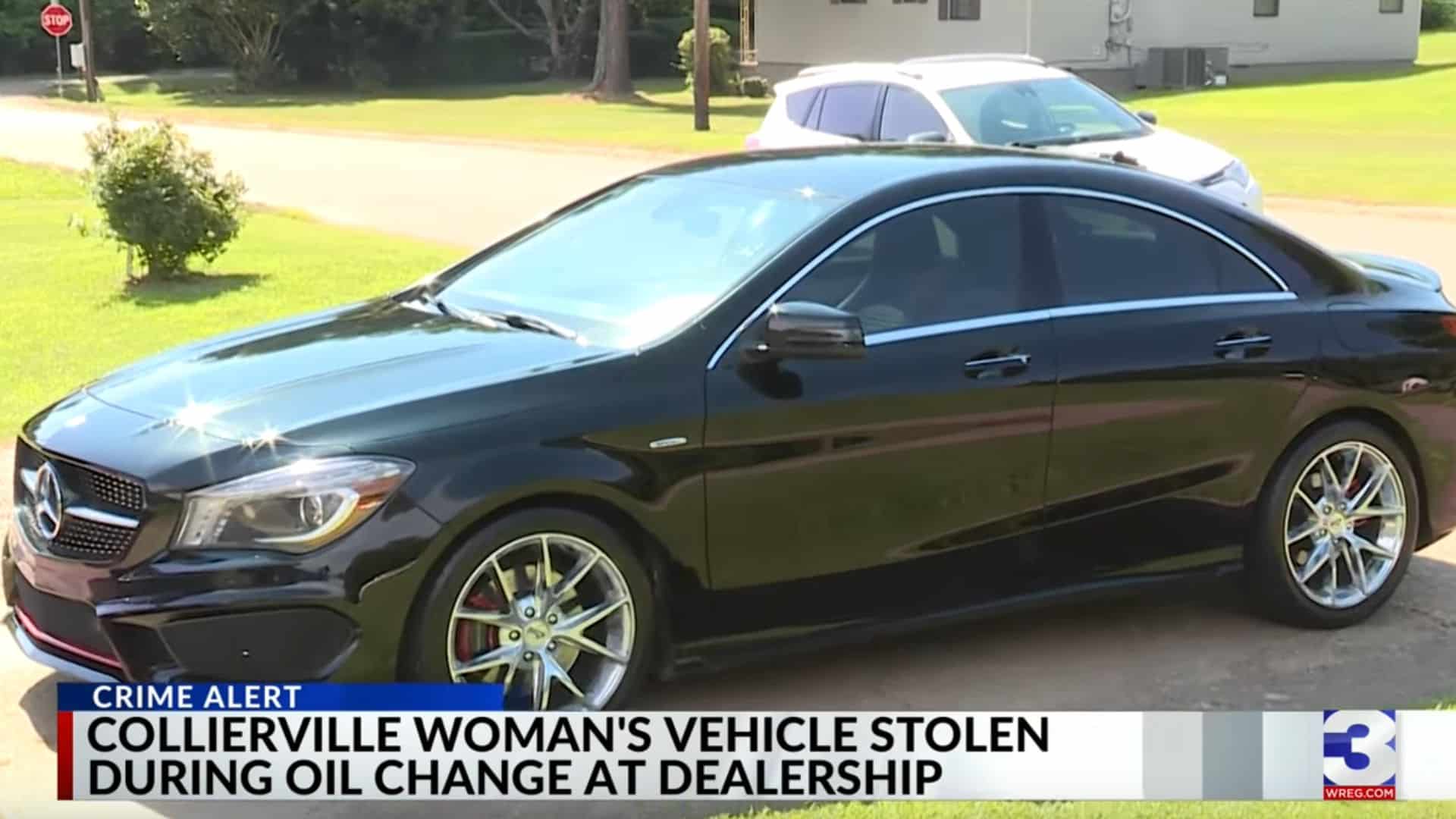 Mercedes Stolen At Dealership During Oil Change Service