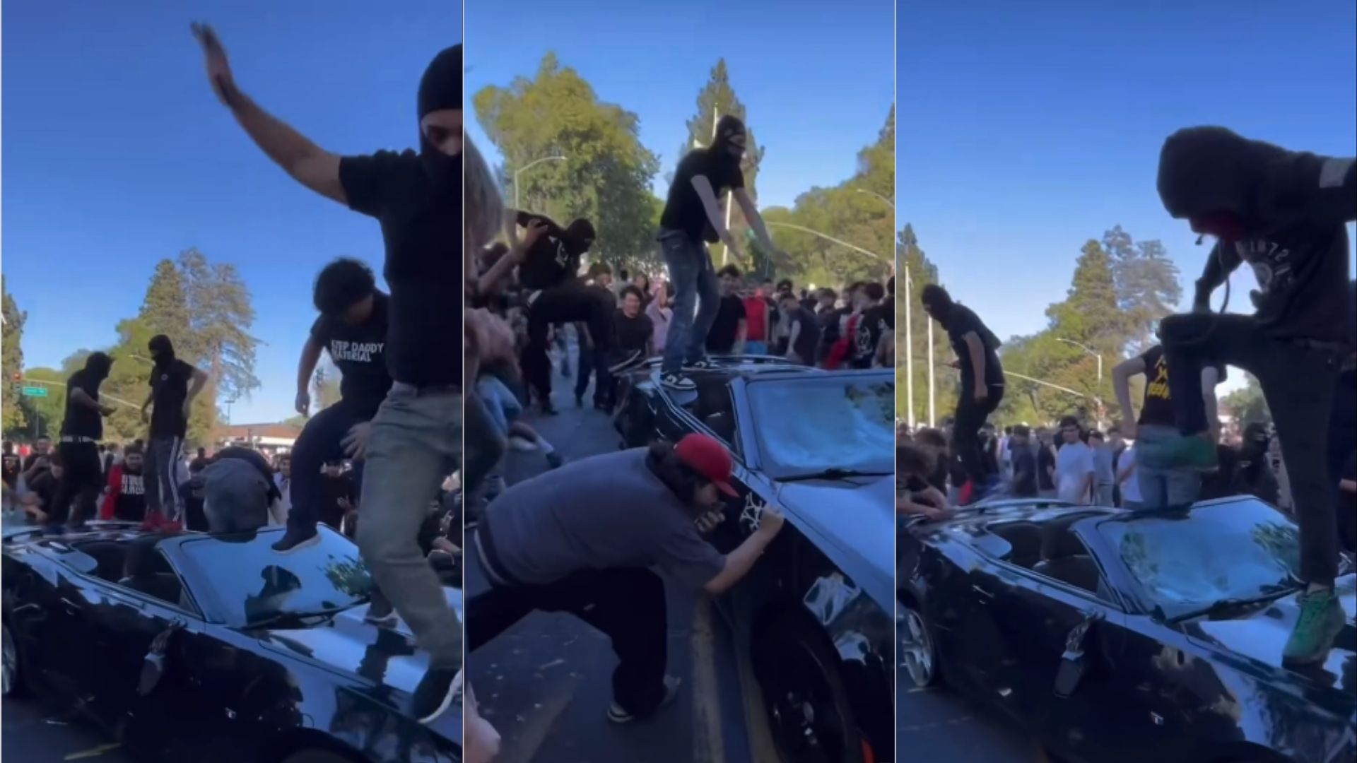 Street Takeover Dorks Destroy Another Camaro