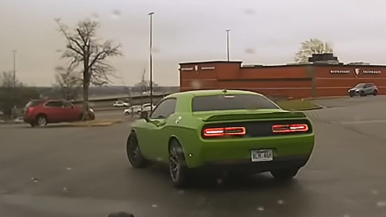 Watch A Dodge Hellcat Run From Police In Rainy Conditions - The Auto Wire