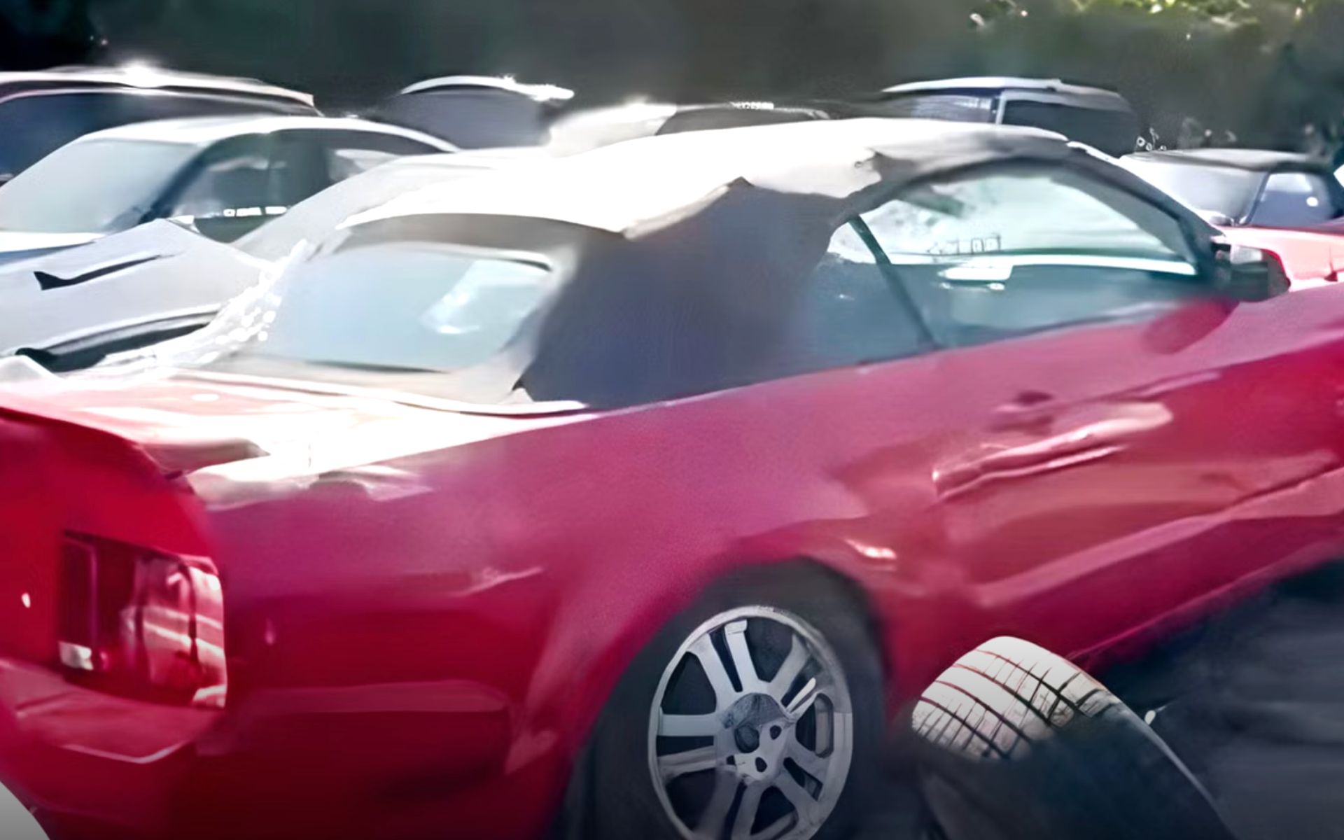 Totaled Mustang GT Convertible Reveals Hidden $7,000 Surprise
