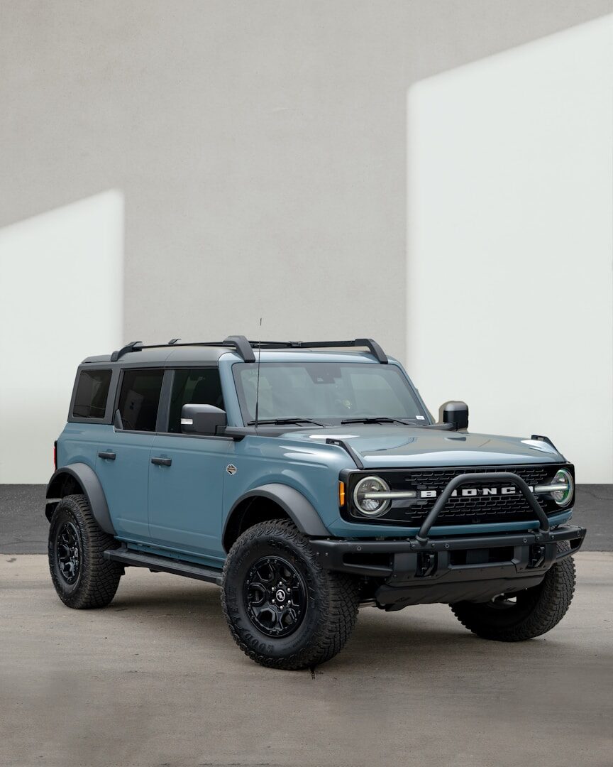 2024 Ford Bronco parked, front three-quarter view