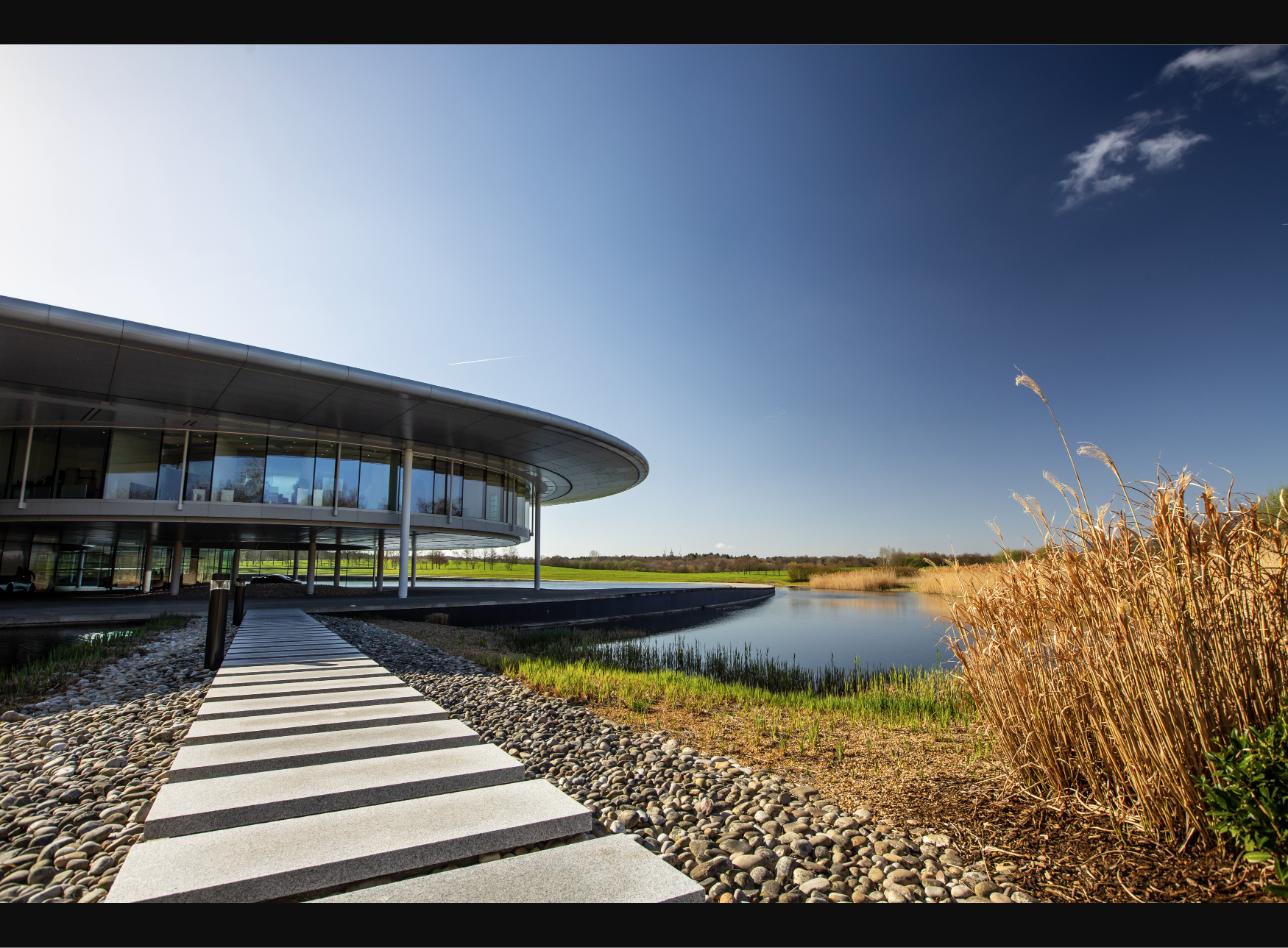 McLaren Technology Centre exterior in Woking