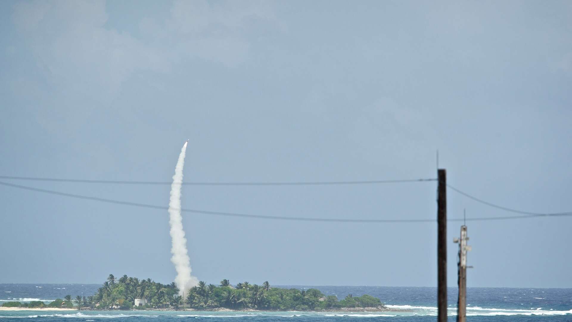 A PAC-3 interceptor missile launches from Omelek Island during a 2012 Missile Defense Agency flight test