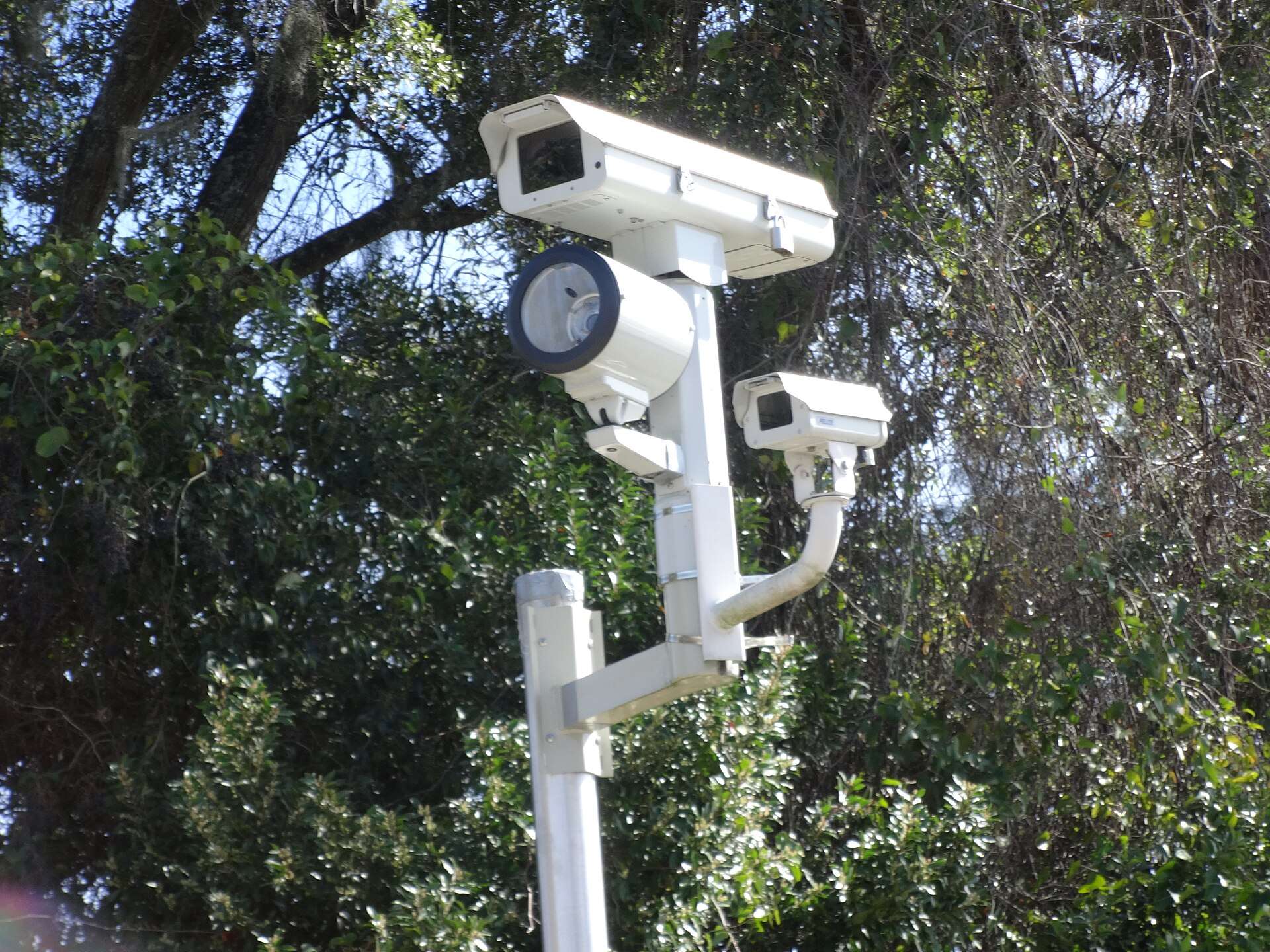 Traffic enforcement camera on U.S. 319 in Tallahassee, Florida