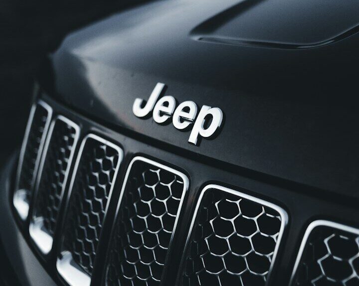 a jeep with the word jeep written on it