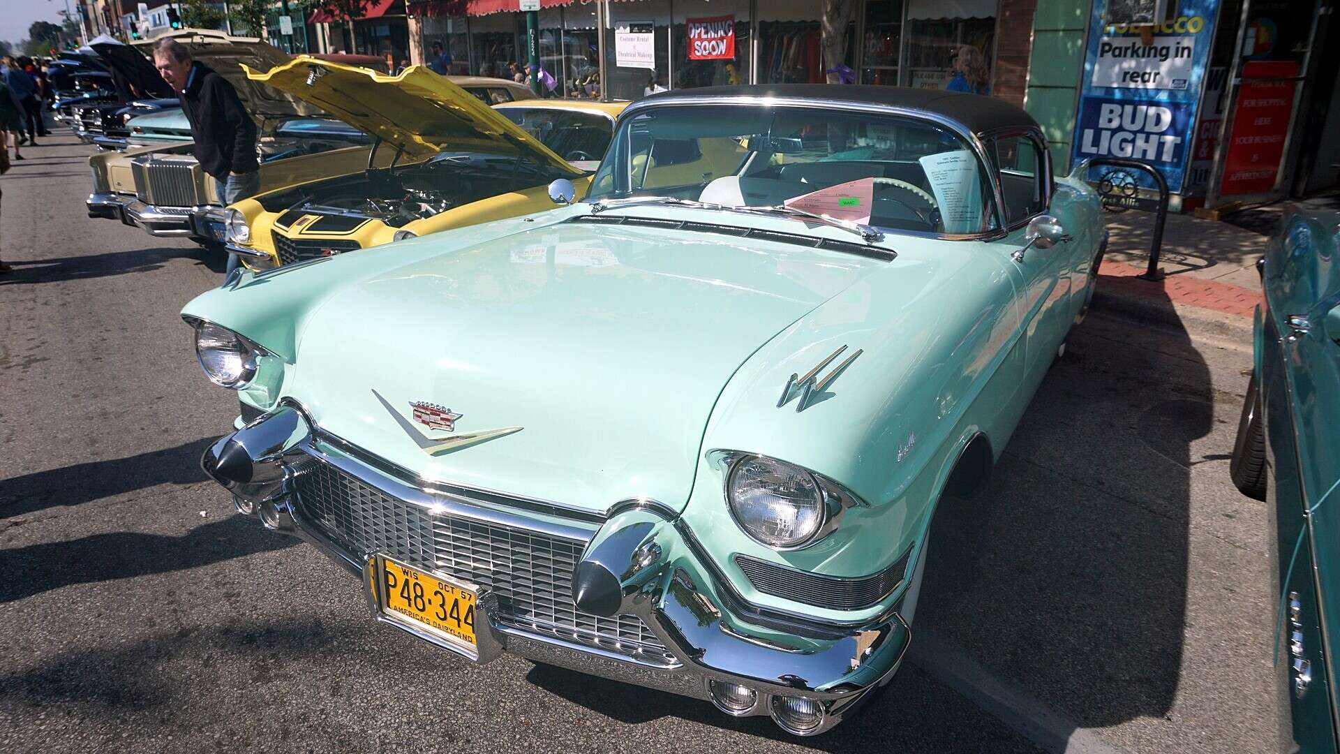 1957 Cadillac Eldorado at a classic car show