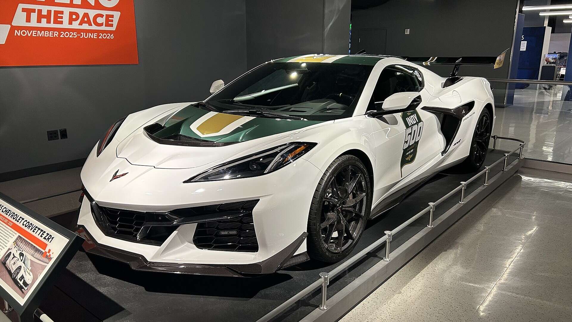 2025 Indy 500 Corvette ZR1 pace car