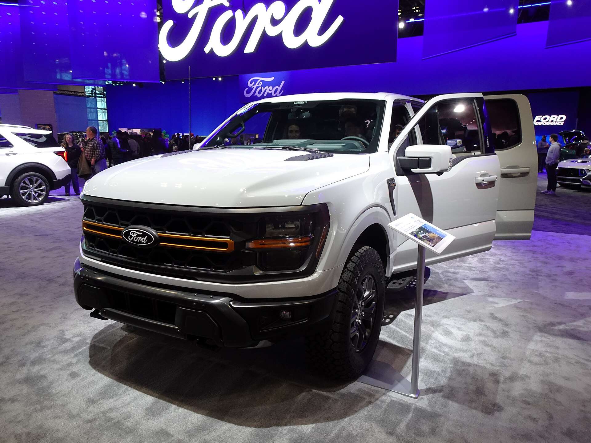 A 2024 Ford F-150 Tremor SuperCrew, a trim offered with the 5.0-liter V8