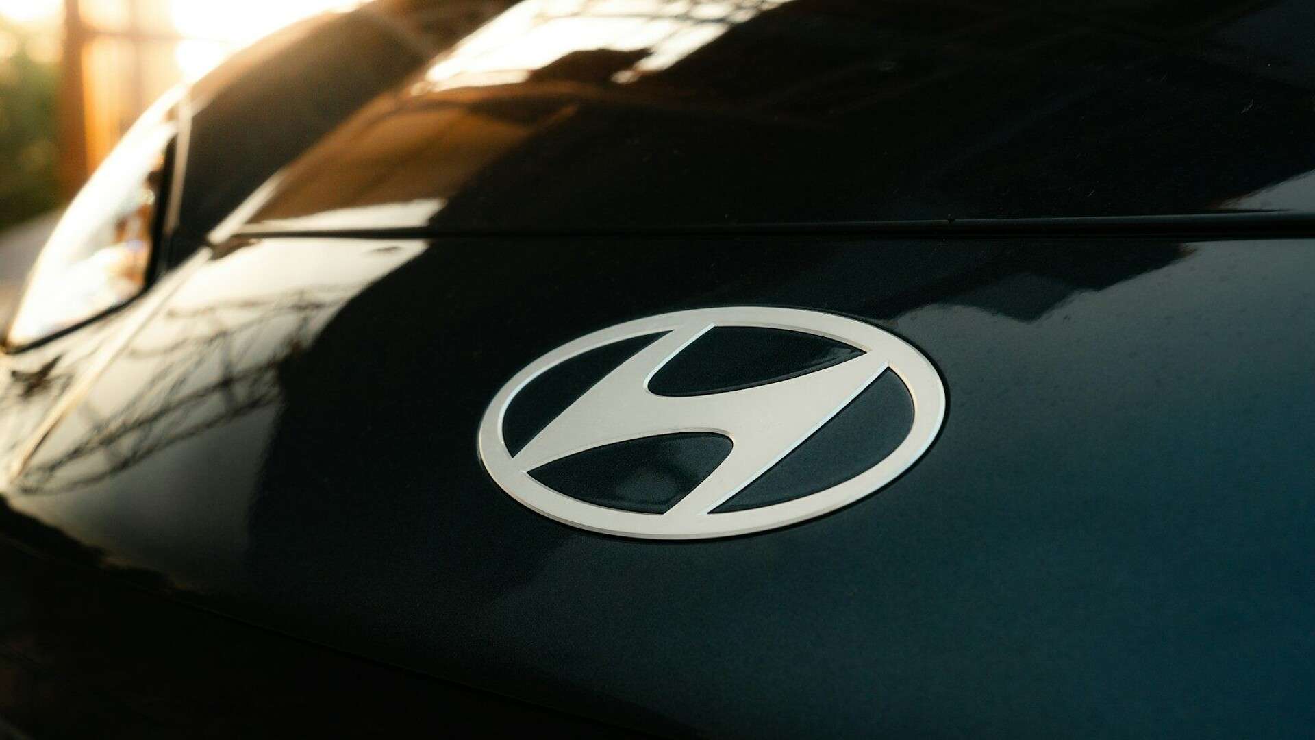 a close up of the emblem on a car