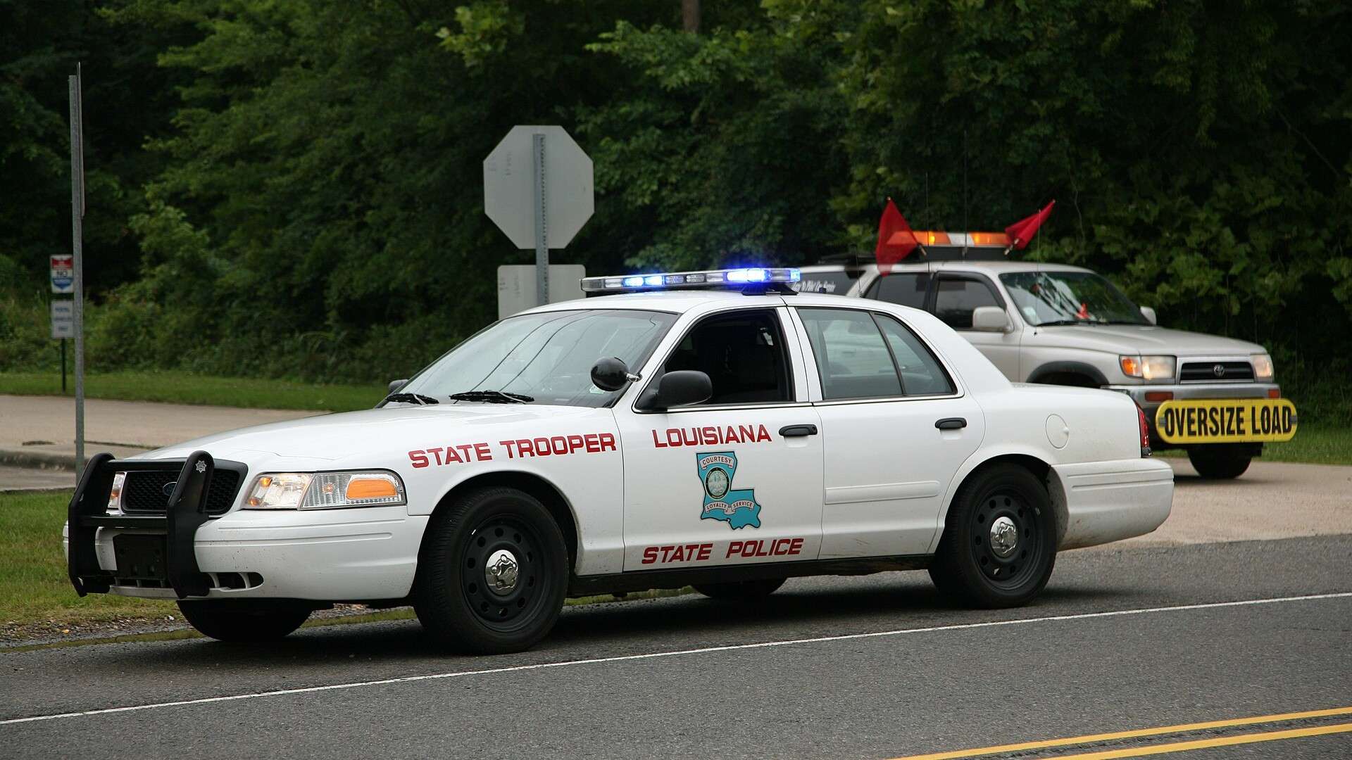 Louisiana State Trooper cruiser