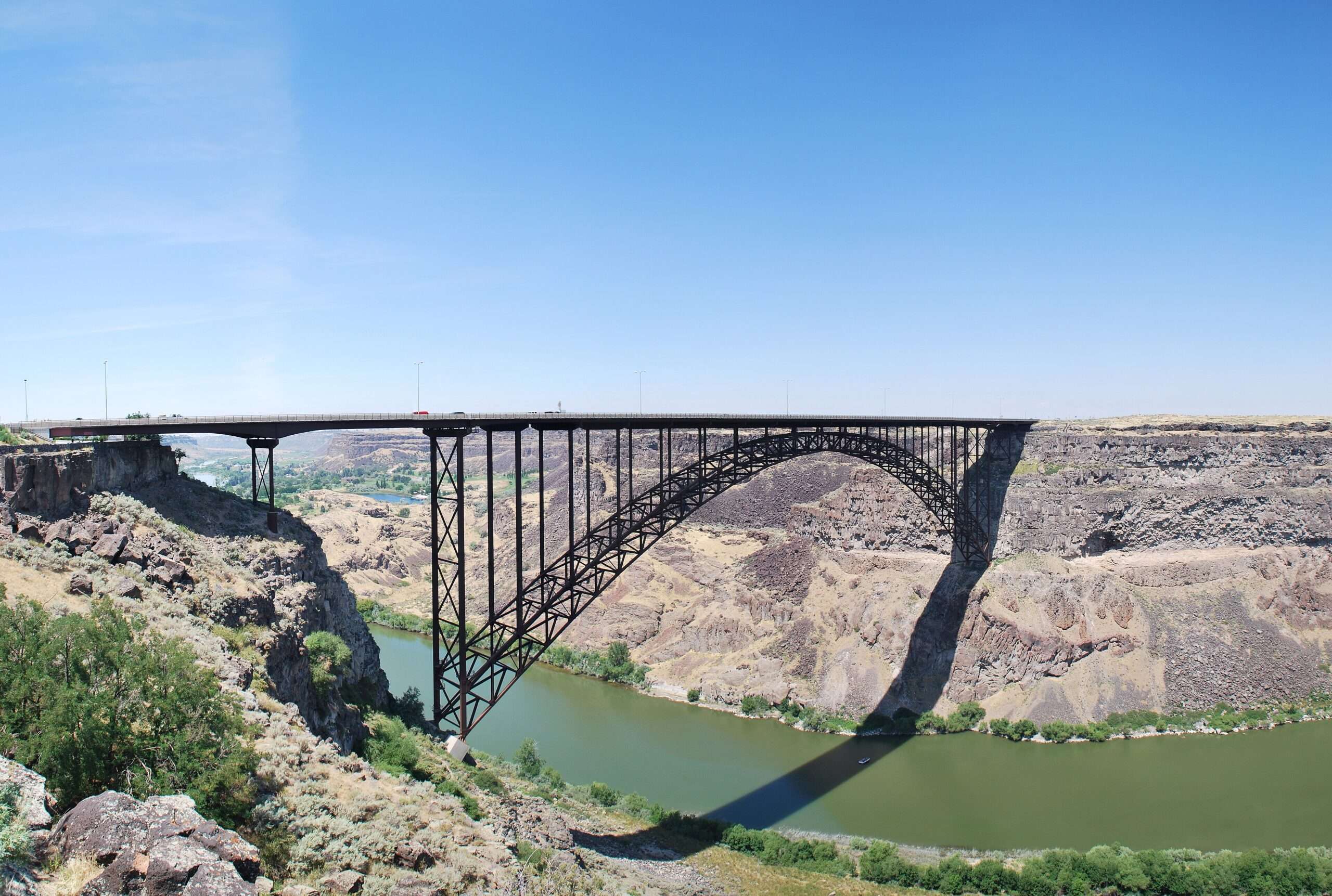 Perrine Bridge over the Snake River Canyon in Twin Falls, Idaho