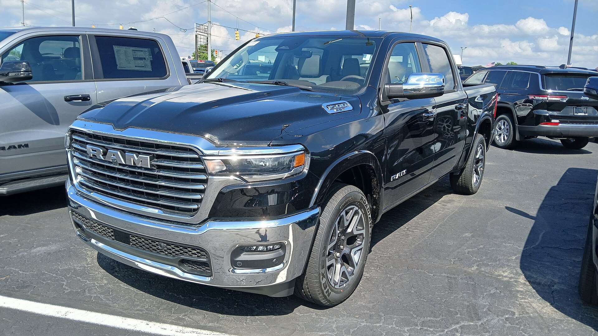 2025 Ram 1500 pickup, recalled over a radio software backup camera fault