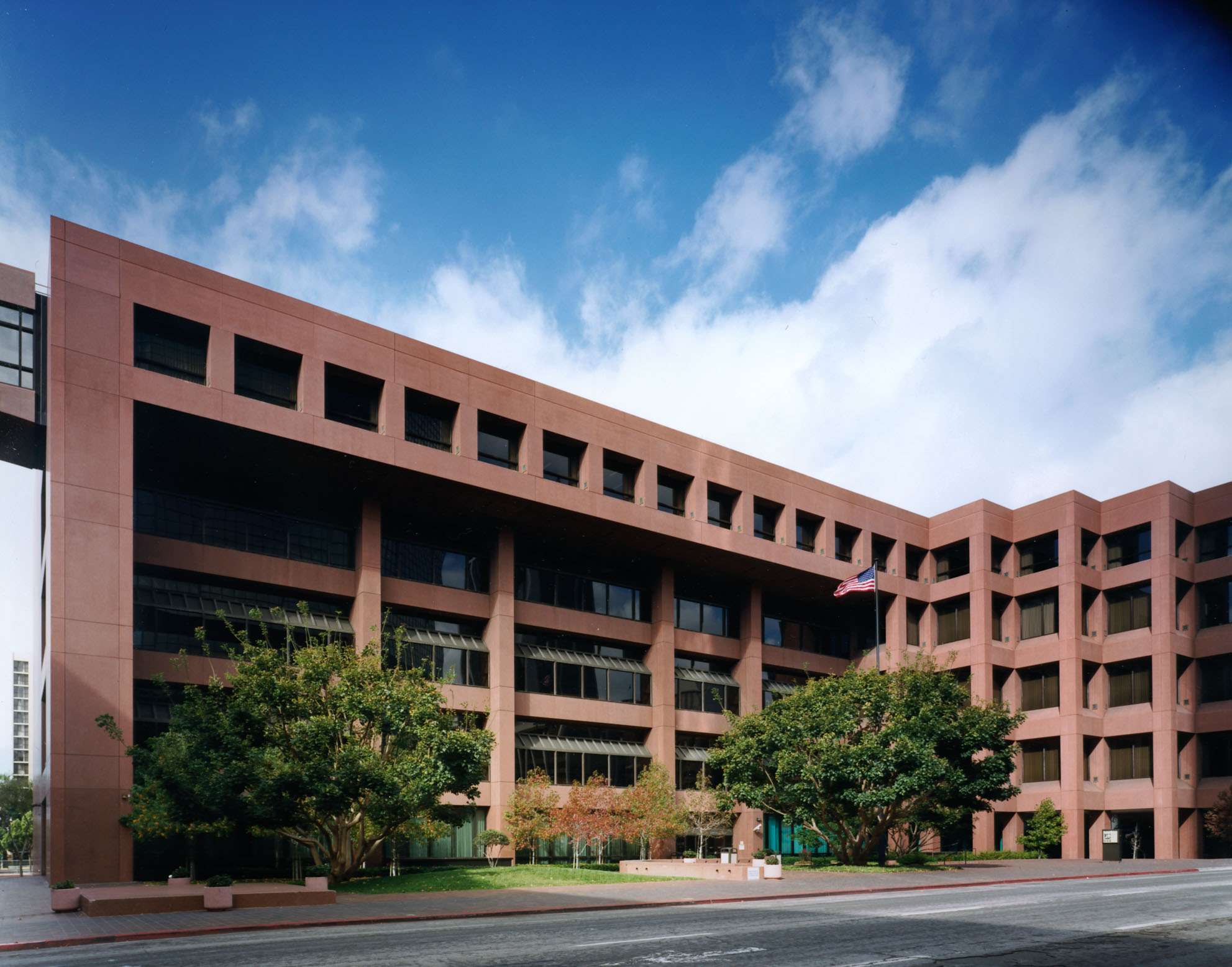 Exterior of the Edward J. Schwartz United States Courthouse in San Diego