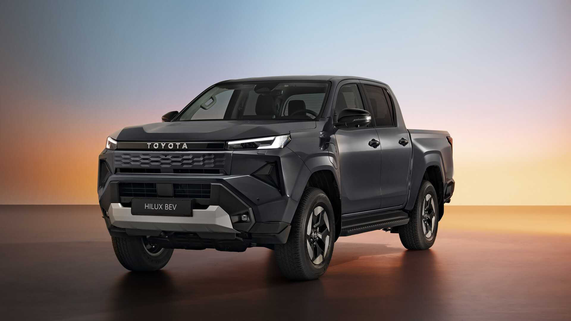 Toyota Hilux BEV, the battery-electric version of the ninth-generation Hilux pickup