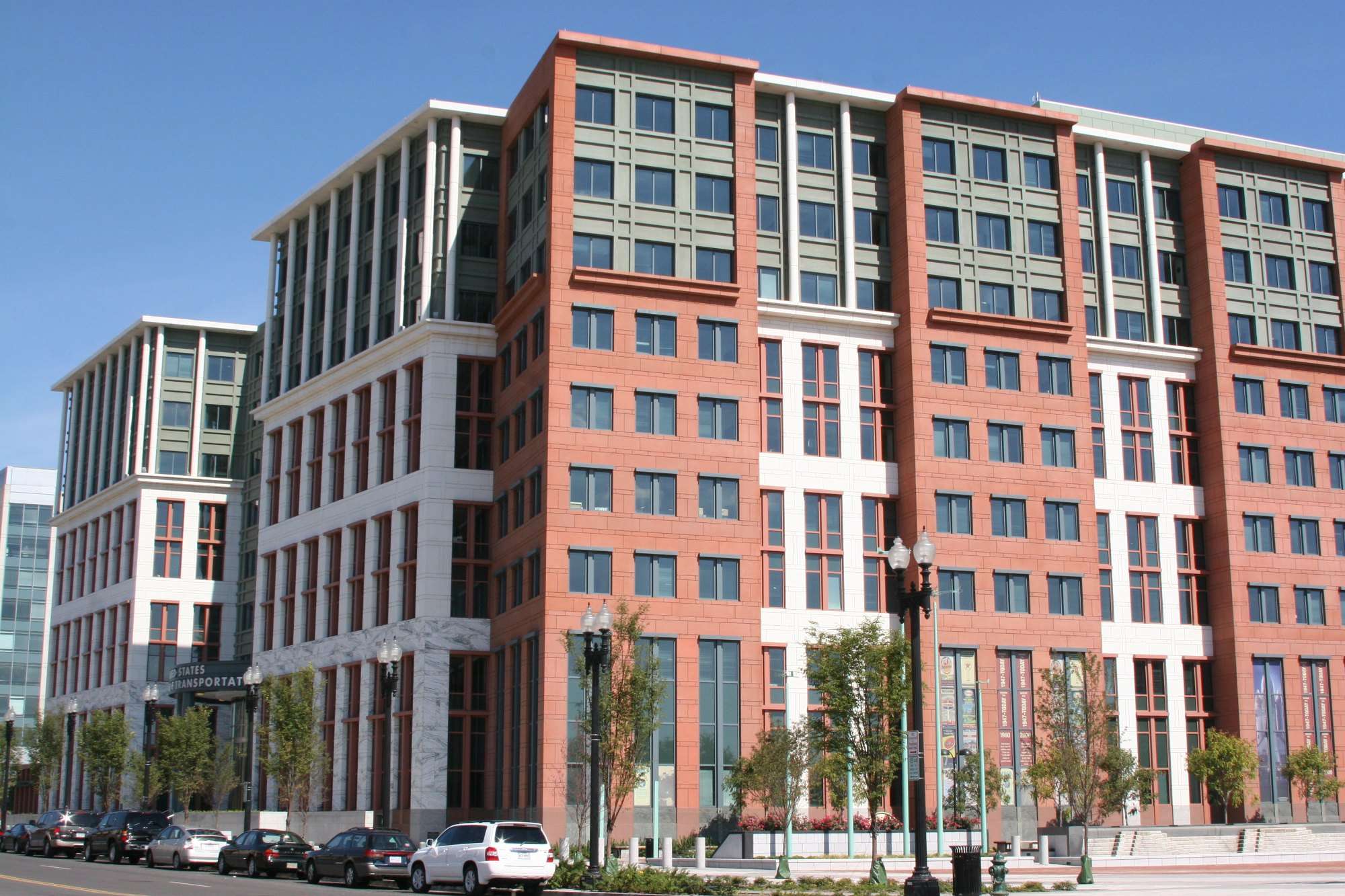 The U.S. Department of Transportation headquarters building in Southeast Washington, D.C.